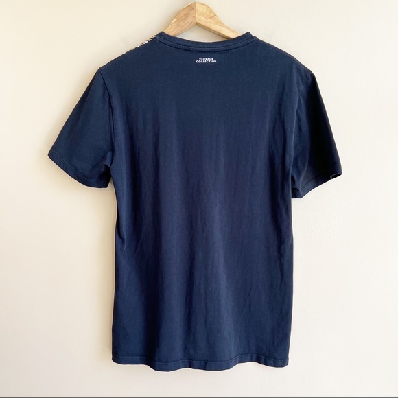 VERSACE Men’s Black Fitted Tee Size Small Short Sleeve - Picture 5 of 8